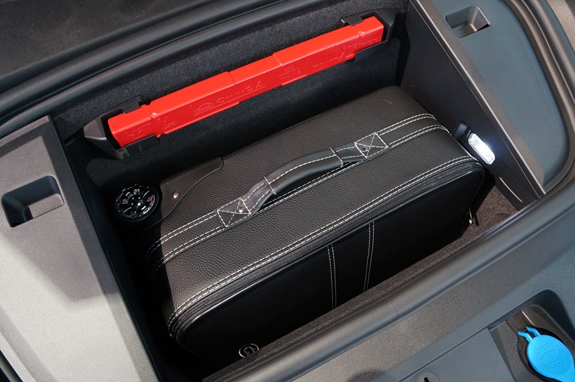 PVC + leather front trunk